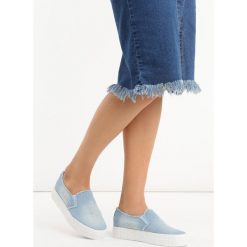 Trampki i tenisówki damskie: Jasnoniebieskie Slip On Dhabi