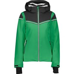 Kurtka narciarska w kolorze zielono-czarnym. Zielone kurtki damskie CMP Women, s, bez wzorów, bez kaptura, narciarskie. W wyprzedaży za 439,95 zł.