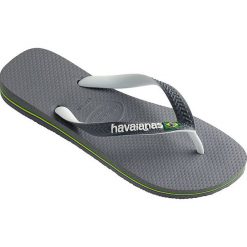 Havaianas - Japonki. Szare kapcie męskie Havaianas, z materiału, bez zapięcia. Za 99,90 zł.