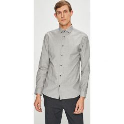 Jack & Jones - Koszula. Szare koszule męskie Jack & Jones, m, bez wzorów, z bawełny, klasyczne, z klasycznym kołnierzykiem, z długim rękawem. W wyprzedaży za 79,90 zł.