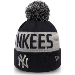 New Era - Czapka. Szare czapki damskie New Era, bez wzorów, z dzianiny. Za 119,90 zł.