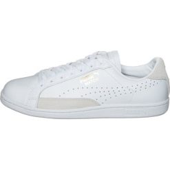 Puma MATCH 74 Tenisówki i Trampki white/gold foil. Białe trampki męskie Puma, z materiału. W wyprzedaży za 149,50 zł.