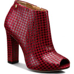 Buty zimowe damskie: Botki KAZAR - Sibyl 27205-02-57 Czarny/Czerwony
