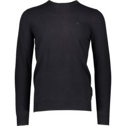 Sweter w kolorze czarnym. Czarne swetry męskie Wrangler, m, z haftami, z bawełny, z okrągłym kołnierzem, bez kaptura. W wyprzedaży za 109,95 zł.