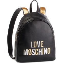 Plecak LOVE MOSCHINO - JC4258PP07KI0000 Nero. Czerwone plecaki damskie Love Moschino, bez wzorów, ze skóry ekologicznej, eleganckie. Za 1019,00 zł.