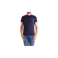 T-shirty z krótkim rękawem Calvin Klein Jeans J30J307841. Czarne t-shirty męskie marki Calvin Klein Jeans, xs, bez wzorów, z jeansu, bez kołnierzyka, krótkie. Za 99,04 zł.