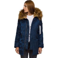 Kurtka zimowa Alpha Industries N3B VF 59 113007-07 - niebieski. Niebieskie kurtki damskie Alpha Industries, na zimę, m, bez wzorów, bez kaptura. Za 775,99 zł.