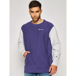 Bluza Champion Premium Crewneck 214284. Fioletowe bluzy męskie Champion, m, bez wzorów, z bawełny, bez kołnierzyka, bez rękawów, bez kaptura. W wyprzedaży za 339,00 zł.