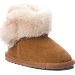 Buty EMU AUSTRALIA - Apsley B11848 Chestnut. Pomarańczowe kozaki dziewczęce marki EMU Australia, z wełny, za kostkę. W wyprzedaży za 169,00 zł.