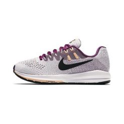 Nike STRUKTURA ZOOMU POWIETRZA WMNS 20, 20 | URUCHOMIENIE | KOBIETY | LOW TOP | BIAŁY / CZARNO-PRAWDZIWY BERRY-SUNSET | 7.5. Czarne buty sportowe damskie Nike, bez wzorów, bez rękawów, do biegania. W wyprzedaży za 383,00 zł.