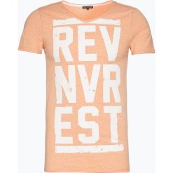 T-shirty męskie z nadrukiem: Review – T-shirt męski, pomarańczowy