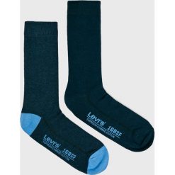 Levi's - Skarpety (2-pack). Niebieskie skarpetki męskie Levi's®, bez wzorów, z elastanu. Za 39,90 zł.