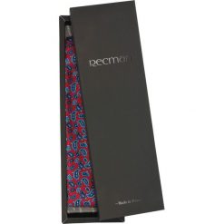 Apaszki damskie: apaszka ascot czerwony 200