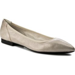 Baleriny GEOX - D Rhosyn B D720FB 000SK CB500 Champagne. Brązowe baleriny damskie marki Geox, z nubiku, na płaskiej podeszwie. W wyprzedaży za 269,00 zł.