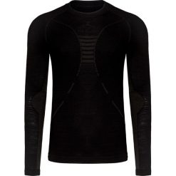 Koszulka męska X-BIONIC APANI MERINO. Czarne koszulki męskie X BIONIC, m, bez wzorów, z wełny, bez kołnierzyka, bez rękawów. W wyprzedaży za 455,00 zł.