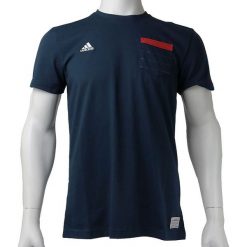 Adidas Allbleus 16 Tee AI4536. Czarne t-shirty męskie Adidas, s, bez wzorów, z bawełny, bez kołnierzyka. W wyprzedaży za 69,99 zł.