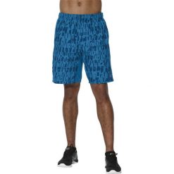 Asics GPX Woven 7'' Short 141086-8154. Niebieskie spodenki i szorty męskie Asics, s, bez wzorów, z poliesteru. W wyprzedaży za 89,99 zł.