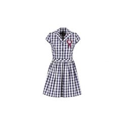 Sukienki krótkie Love Moschino WVF3001. Niebieskie sukienki mini marki Love Moschino, z krótkim rękawem. Za 1231,20 zł.