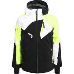 Kurtki chłopięce: Spyder LEADER Kurtka narciarska black/bryte yellow/white
