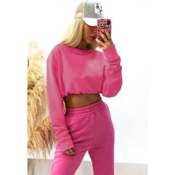 Bluza damska SEVELINA FUCHSIA. Czerwone bluzy sportowe damskie IVET, m, bez wzorów, bez rękawów, bez kaptura. W wyprzedaży za 79,00 zł.