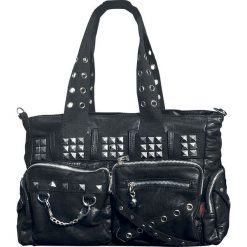 Jawbreaker Mad To The Max Studded Bag Torebka - Handbag czarny. Czarne torebki klasyczne damskie marki Jawbreaker, z aplikacjami, z aplikacjami. Za 164,90 zł.