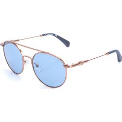 Calvin Klein Okulary "CKJ163S". Okulary przeciwsłoneczne męskie Calvin Klein, z materiału, okrągłe. Za 299,00 zł.