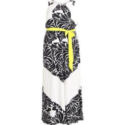 Sukienki: Live Unlimited London PRINT WITH CONTRAST BELT Długa sukienka black