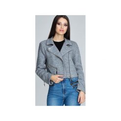 Kurtka M607zary. Szare kurtki damskie FIGL, m, bez wzorów, eleganckie, bez kaptura. Za 239,00 zł.