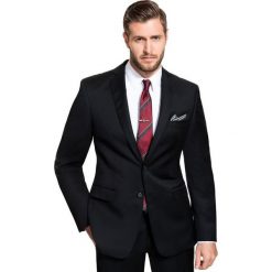 Marynarka MARCO 2 15-09MBO. Czarne marynarki męskie Giacomo Conti, s, bez wzorów, z jedwabiu, eleganckie. Za 979,00 zł.