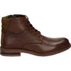 Botki męskie - 57081 C-S BRO. Brązowe botki męskie marki Venezia, ze skóry. Za 279,00 zł.