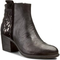 Botki KHRIO - 162K7705RSVQ Nero/Fucile/Nero. Czarne buty zimowe damskie marki Khrio, ze skóry. W wyprzedaży za 369,00 zł.