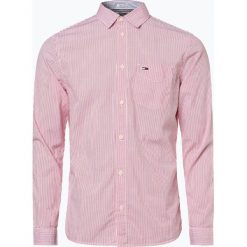 Tommy Jeans - Koszula męska, czerwony. Czerwone koszule męskie Tommy Jeans, m, w paski, z bawełny, bez kołnierzyka, bez rękawów. Za 359,95 zł.
