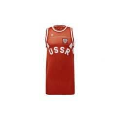 Topy na ramiączkach / T-shirty bez rękawów adidas Sukienka bez rękawów USSR. Czerwone topy damskie marki Adidas, s, bez rękawów. Za 399,00 zł.