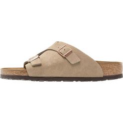 Birkenstock ZÜRICH Kapcie taupe. Szare kapcie męskie marki Birkenstock, z materiału. Za 379,00 zł.