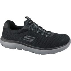 Skechers Summits 52811-BKCC 46 Czarne. Czarne buty sportowe męskie Skechers, bez zapięcia. W wyprzedaży za 179,99 zł.