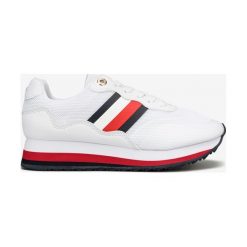 Tommy Hilfiger Sporty Tommy Retro Tenisówki Biały. Białe buty sportowe damskie TOMMY HILFIGER, bez wzorów, z materiału, sportowe, tenisowe. Za 428,95 zł.