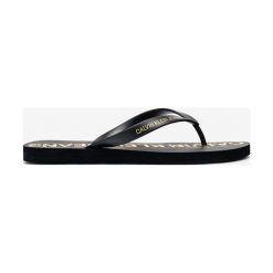 Calvin Klein Edmur Japonki Czarny. Czarne klapki męskie Calvin Klein, w paski, z jeansu. Za 131,95 zł.