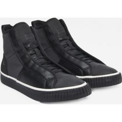 G-Star Raw - Trampki. Czarne trampki męskie marki G-Star RAW, z gumy, na sznurówki. W wyprzedaży za 299,90 zł.