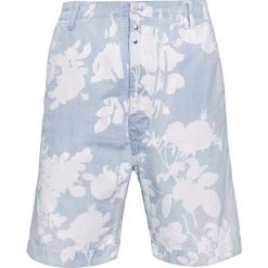 Vivienne Westwood Anglomania SAMURAI SHORTS Szorty absence of rose print. Niebieskie spodenki i szorty męskie marki Vivienne Westwood Anglomania, m, z bawełny. W wyprzedaży za 454,50 zł.