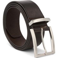 Pasek Męski BOSS - Buddy 50292246 Dark Brown 202. Brązowe paski męskie Boss, w paski, ze skóry. W wyprzedaży za 309,00 zł.