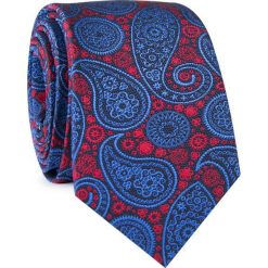Krawat jedwabny KWWR000311. Białe krawaty męskie Giacomo Conti, z jedwabiu, eleganckie. Za 129,00 zł.