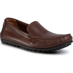 Mokasyny CLARKS - Hamilton Free 261199217 Cognac. Pomarańczowe mokasyny męskie Clarks, na co dzień, bez wzorów, ze skóry, bez zapięcia. Za 339,00 zł.