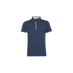 Koszulki polo z krótkim rękawem Guess CEASAR. Niebieskie koszulki męskie Guess, s, z aplikacjami, z krótkim rękawem. Za 179,00 zł.