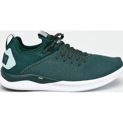 Puma - Buty Ignite Flash. Zielone buty sportowe damskie Puma, bez wzorów, z gumy, sportowe. W wyprzedaży za 249,90 zł.