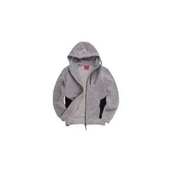 Bluzy męskie: bluza męska z kapturem, rozpinana ZE SZNURKIEM