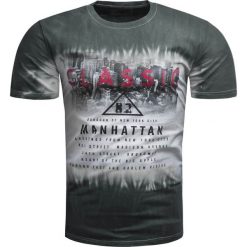 Koszulka męska t-shirt szary Recea. Szare koszulki męskie Recea, xl, z nadrukiem, z bawełny, klasyczne, bez kołnierzyka, bez rękawów. Za 39,99 zł.