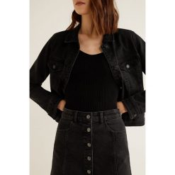 Mango - Spódnica Vicky. Szare spódniczki damskie jeansowe marki Mango, xl, mini. Za 119,90 zł.