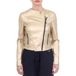 Kurtka w kolorze złotym. Żółte kurtki damskie V Italia by Versace, l, bez wzorów, bez kaptura. W wyprzedaży za 369,95 zł.