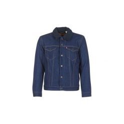 Kurtki jeansowe Levis TYPE 3 SHERPA TRUCKER. Niebieskie kurtki męskie Levi's®, s, bez wzorów, z jeansu, bez kaptura. Za 527,20 zł.