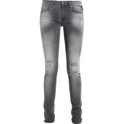 Replay LUZ Jeans Skinny Fit destroyed denim. Szare jeansy damskie Replay, bez wzorów, z elastanu. W wyprzedaży za 531,30 zł.